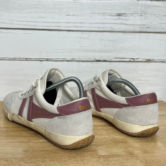 Gola Badminton Low Top Sneakers Dusty Rose Shoe Size 11 - Picture 7 of 11